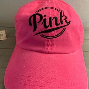 BRAND NEW VS Pink - Hot Pink Baseball Hat w/Logo